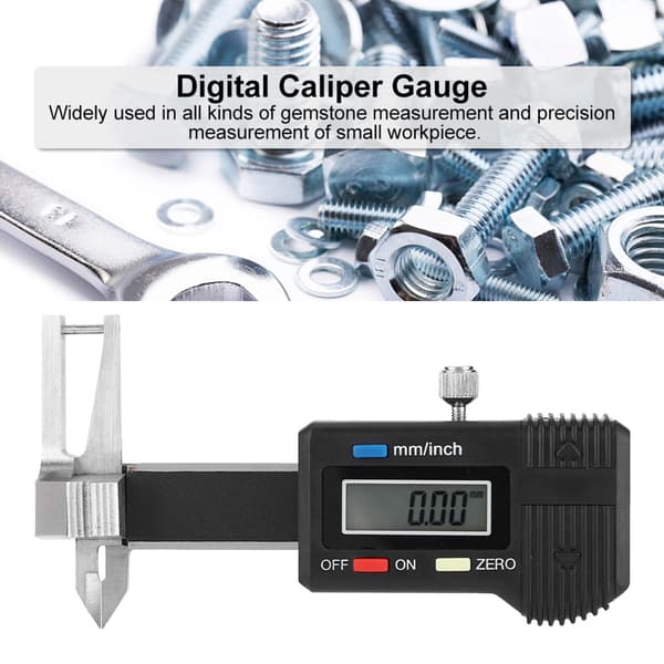 Digital elektronisk mikrometer 0-25 mm tykkelsesmålingsværktøj