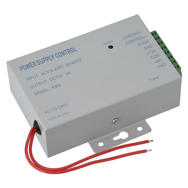 AC110V 240V til DC 12V 3A 30W Strømforsyning til Dørkontrolsystem