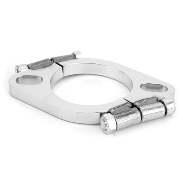 2,5 tommer 63 mm stål eksosflens flat oval delt reparasjonstilbehør