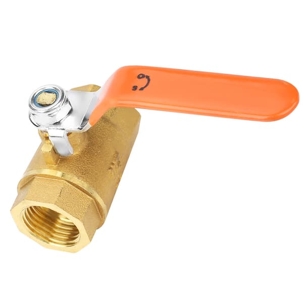 Kuleventil i messing DN15 1 2 Tommer BSP Vann Olje 1 6 MPa