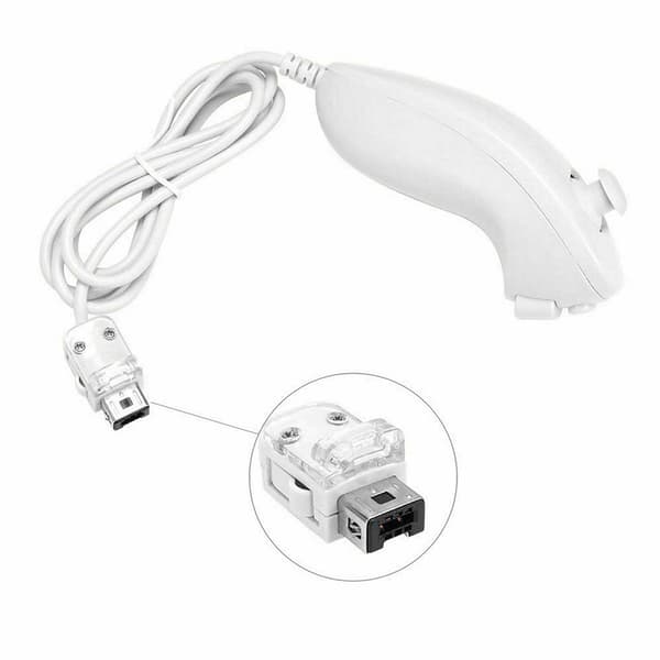Klassisk spillfjernkontroll og Nunchuck-kontrollersett Combo