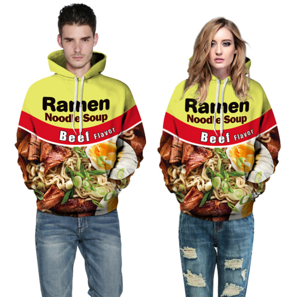 3D Ramen hættetrøje beef XL