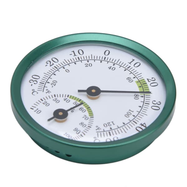 Mini Väggmonterad Termometer Hygrometer Transparent Stor Skärm