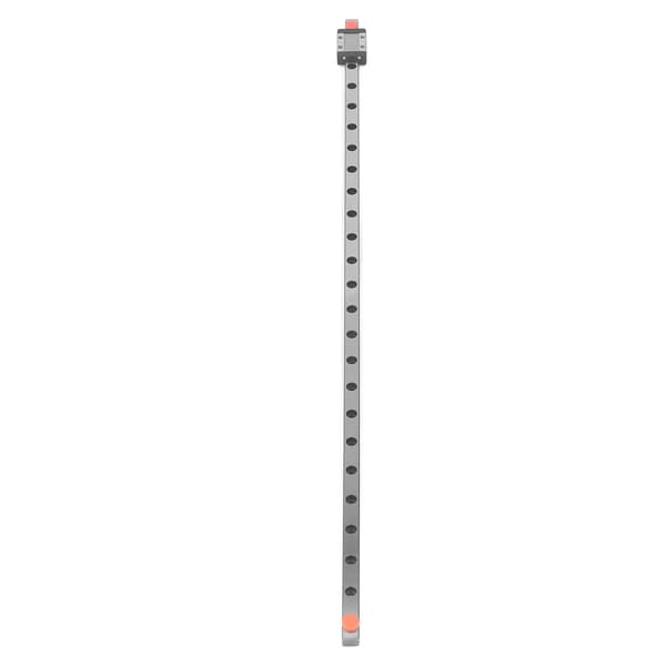 Miniature lineær styreskinne stål lineær bevægelsesglideblok 500 mm