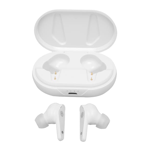 Trådlöst Bluetooth 5.0 Headset med Laddningsfodral Dubbla Samtal Hörlurar