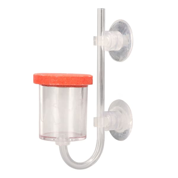 Professionell Högupplöst Syre CO2 Diffuser Transparent Akvarium Luftfördelare