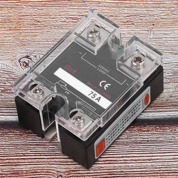 Solid State Enfase Spenningsregulator SSVR 470-560KΩ Last 220VAC Strømforsyning BERM-R 75A