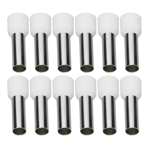 100 stk. isolerede krympeforbindelser EU-stil ledningsender 6 AWG E16-18