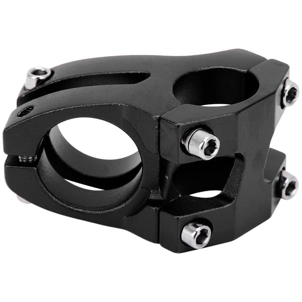 LUNJE 25.4x35mm Hul Legering Cykelstyr Kort Riser Sort