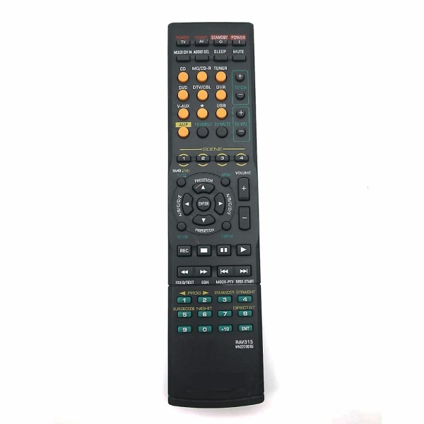 För Yamaha Audio Receiver Fjärrkontroll Fjärrkontroll För Rav315 Htr-6050 Rx-v461 Rx-v650 / Rx-v459 / Rx-v730rds Rx-v3800