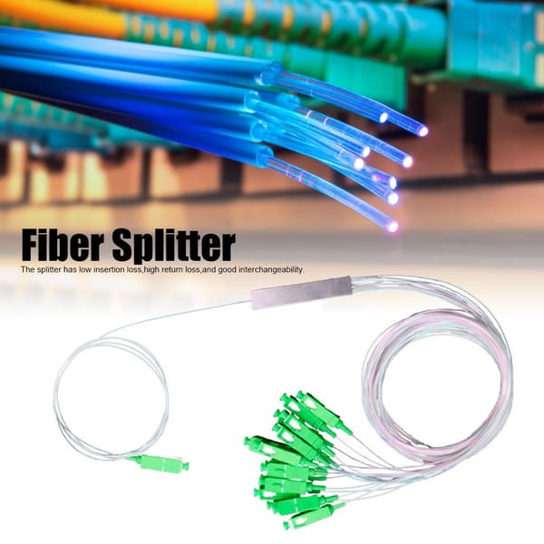 1x16 SC/APC PLC Singlemode 0,9 mm SM Fiberoptisk Splitter 1260-1650nm