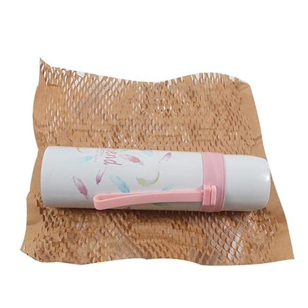 100 stk Kraftpapir Honeycomb Cushioning Wrap for Gaver Emballasje, Flytting 40cm*40cm