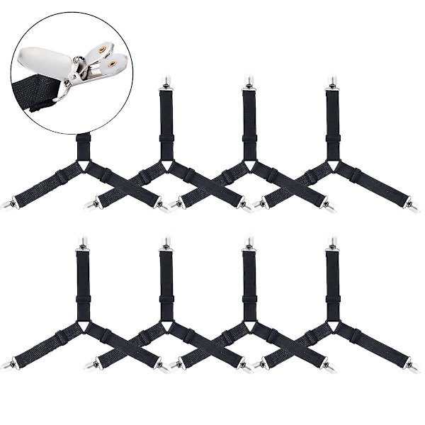 3-vägs justerbar Heavy Duty Lakanhållare Fästelement Gripper Clip Sling Strap