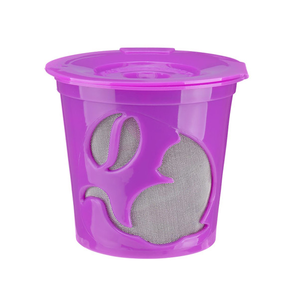 3st kaffekapselkopp Bpa fri matklassad rostsäker med lock Miljövänlig påfyllningsbar pod mesh för café