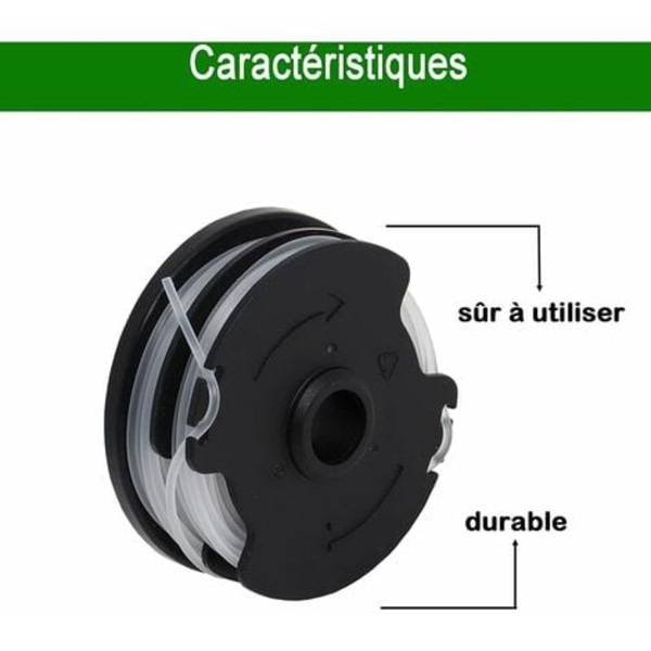Vaihtopuolat Parkside PRTA 20-Li C3 akkuharjaleikkurille IAN351753, 4 kpl pakkaus, Superma, musta