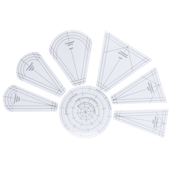 Transparent akryl Quilting Patchwork Mall Linjal Tool