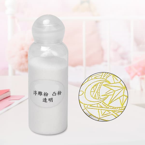 Transparent Embossing Powder Papirhåndverk Maling Stempling Scrapbooking Dekorering 15g
