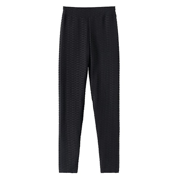 Naisten korkeavyötäröiset superjoustavat leggingsit Black L