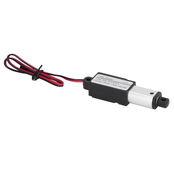 12V DC Mini Lineær Aktuator 17,5 mm Slaglængde 0,7 Tommer ABS Aluminium til Landbrugsmaskiner