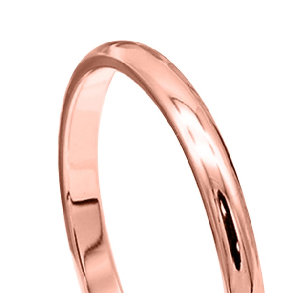 Parring Mångsidig delikat titanstål Geometrisk fingerring för bankettfest Jubileumsförlovning Golden US4