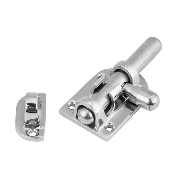 Rustfrit stål marinebåd dør vindue lås haspe skyde bolt 60MM