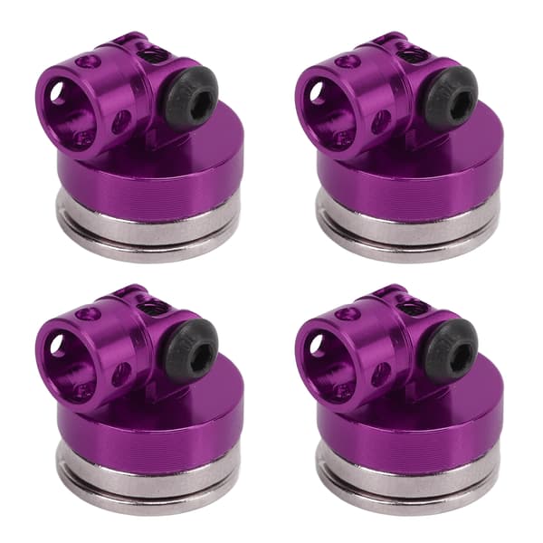 Magnetisk stolpfäste för RC-fordon - set om 4, lila