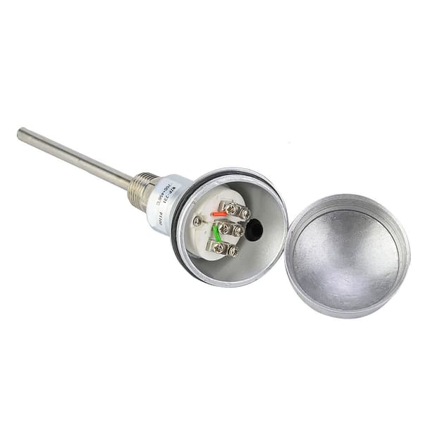 RTD PT100 Temperatursensor Probe 1 2 Tommers NPT Gjenge Termoelement Terminalhode PT 100mm