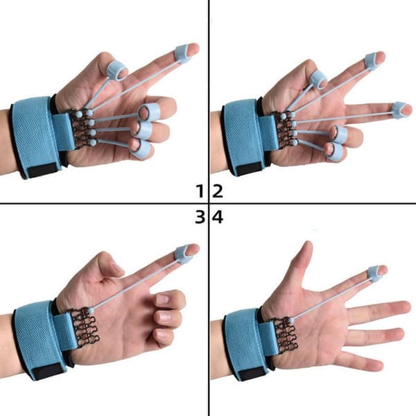 Finger Hand Extensor Trainer Motståndsband Stärkare Flexion Extension Träning