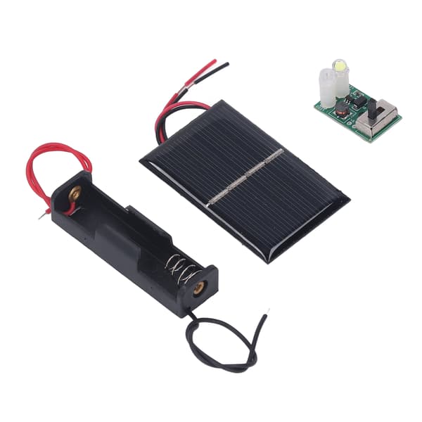 Solcelle Lys Kontrollpanel Sett 1.2V PCB Ladebeskyttelse Plenlampe Brett Kit