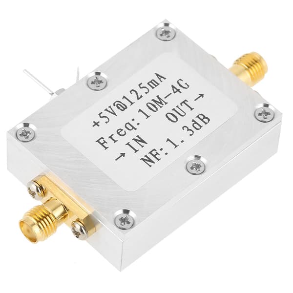0,01 til 4 GHz 21dB Lavstøyforsterker