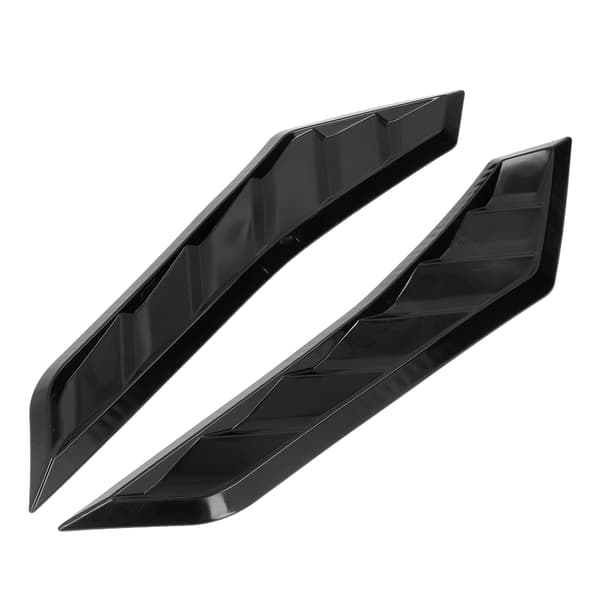 2 STK. Blank Sort Motorhjelmsventiler Gummi Front Motorhjelmsventil Universal Bil
