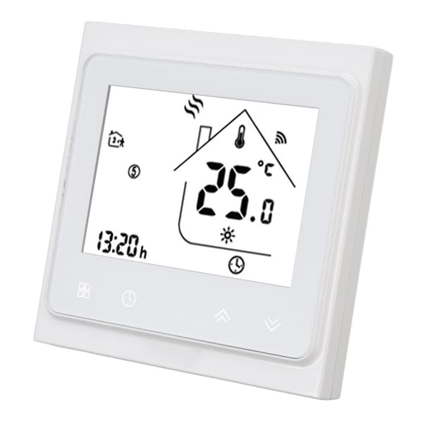 WiFi Termostat Smart Programmerbar Mobil App Stemmestyring Temperaturregulering Vand Gas Varme AC95‑240V