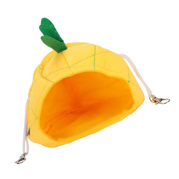 Gyllene Hamster Varm Hängande Säng Vinter Sovkoja Litet Djur Lekhus Ananas Design