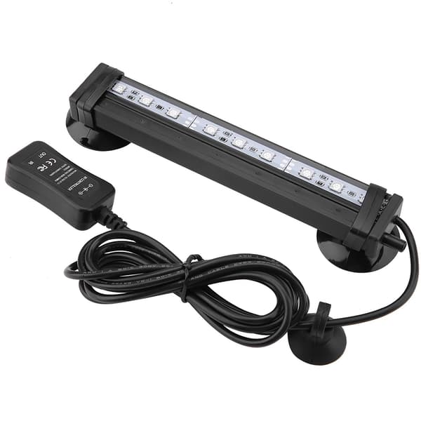 Fjernkontroll Akvarium Boblelys 16cm Undervanns LED Akvarielys US Plug