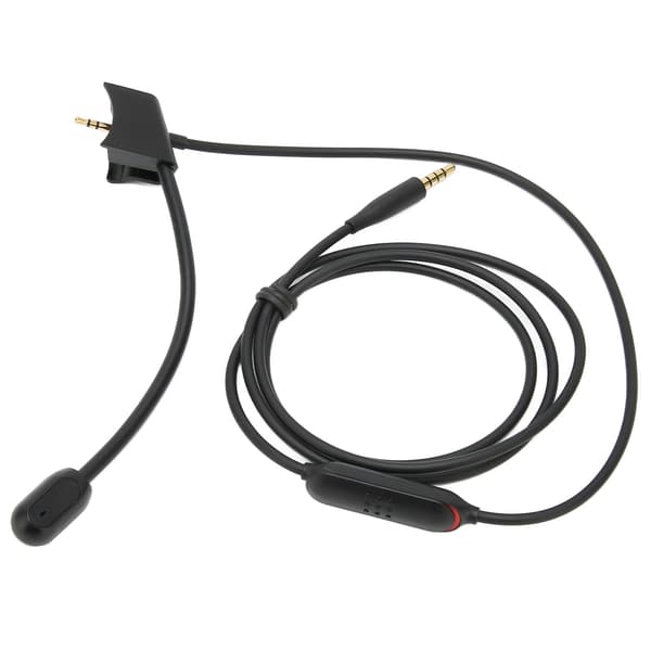 Mikrofon brusreduceringskabel med tystnadskontroll för QC35 II Gaming Headset