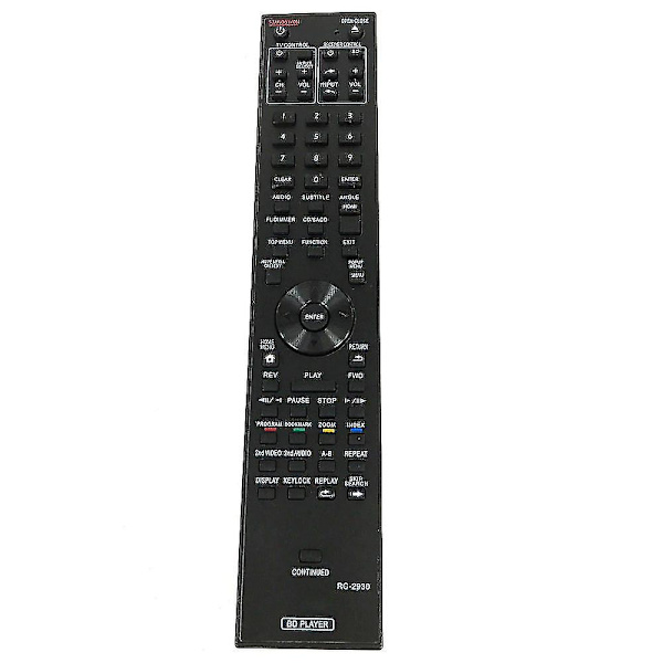 kaukosäädin Rc-2930 Pioneerin Blu-ray Bd-levysoittimelle Bdp-05fd Bdp-23fd Bdp-62fd Bdp-80fd Rc-242