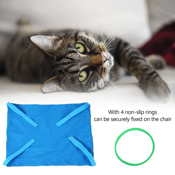 Mjuk katthängmatta under bord, stol, liten hund, husdjurshängmatta