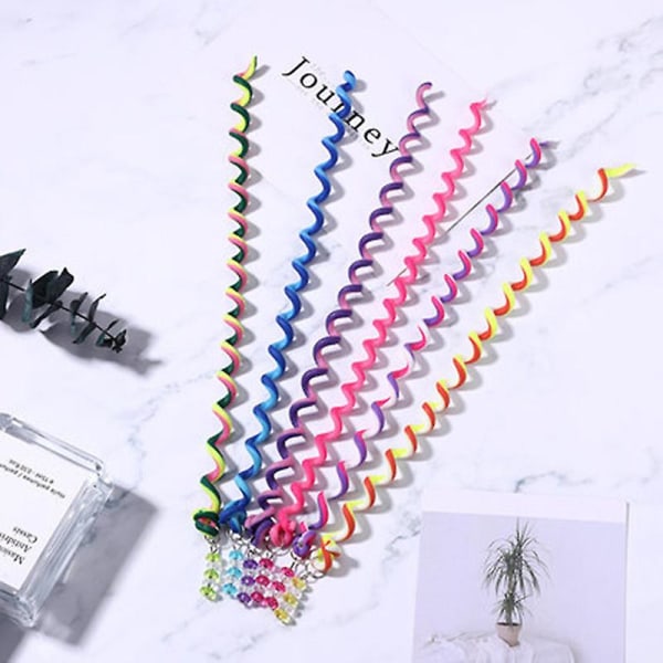 6 kpl Kampaamotyökalut Hiusten letitys Twist Curler Muotoilu Kannettava Naisille Multicolour