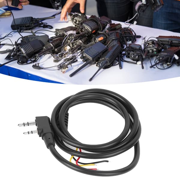 U94 PTT DIY K Hode Erstatningskabel Tilbehør Toveisradio