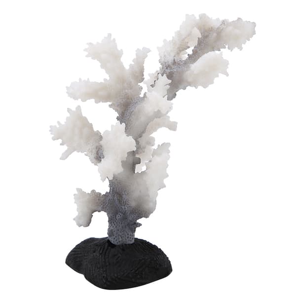 Lysande Korallanemon Akvarium Silikon Simulation Växt Akvarium Landskapsarkitektur Ornament Grå