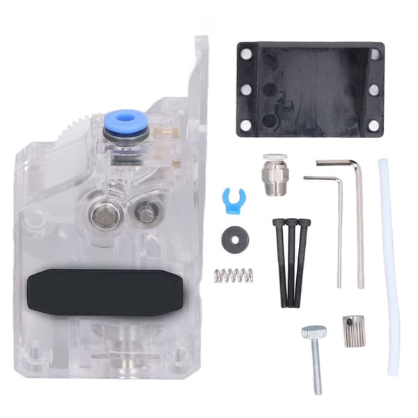 Transparent Dual Gear Dual Drive Extruder Kit för Ender 3 Pro Open Source 3D-skrivare