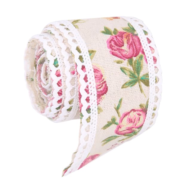 Elegant blondebånd for DIY-håndverk og bryllupskakepynt