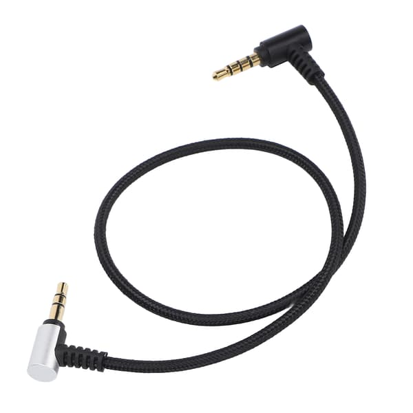 TRS til TRRS-adapter Multifunksjonell 3,5 mm mikrofonkabel Kompatibel med RODE SC7 35 cm 13,8 tommer