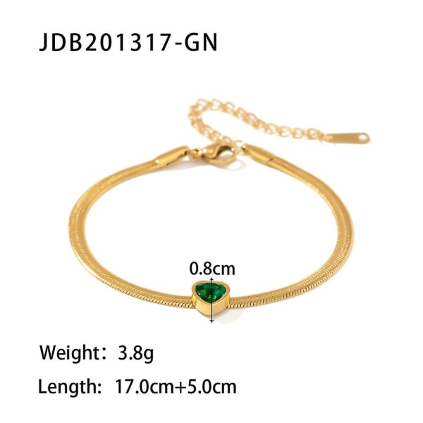 Rannekoru Heart Daily Outfit Metallic Element B1455 JDB201317-GN