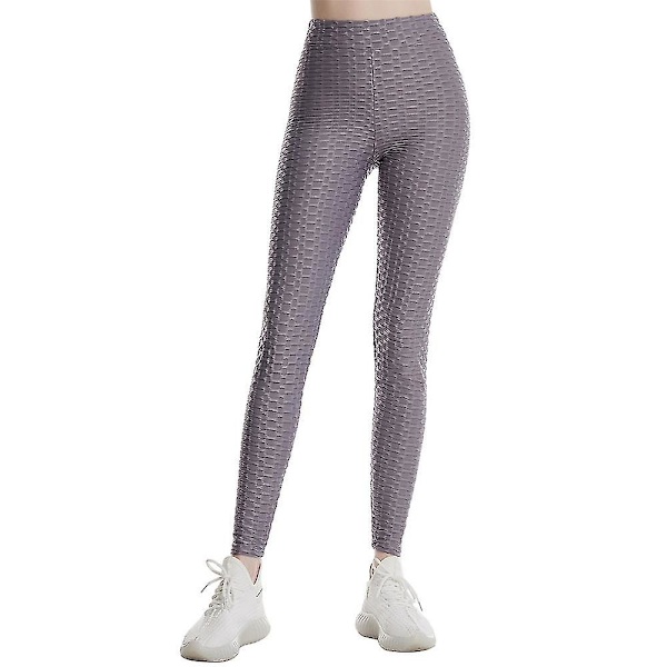 Naisten korkeavyötäröiset superjoustavat leggingsit Grey S