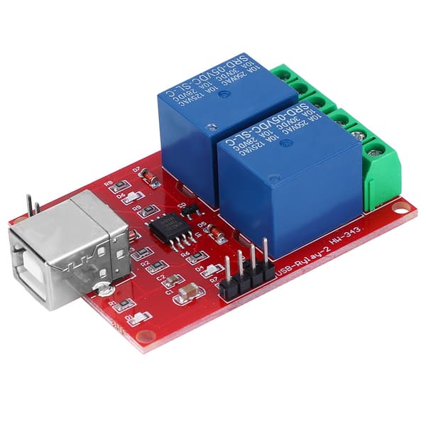 5V 2-kanals USB-relæmodul til PC Computer Smart Control
