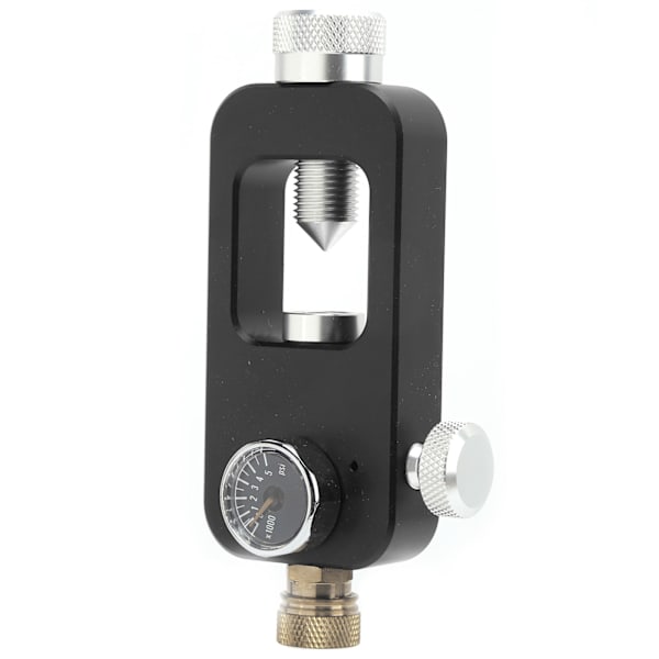 DIDEEP Sukellusadapteri Sukellusvarusteet Suuri pullo pieneen pulloon 8MM Paineenmittari 0.5L 1L Musta