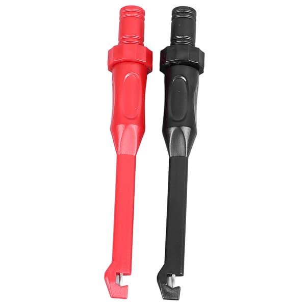 2P Testledning Bananstik 4 mm Probe Multimeter Tilbehør Sort Rød til Måling