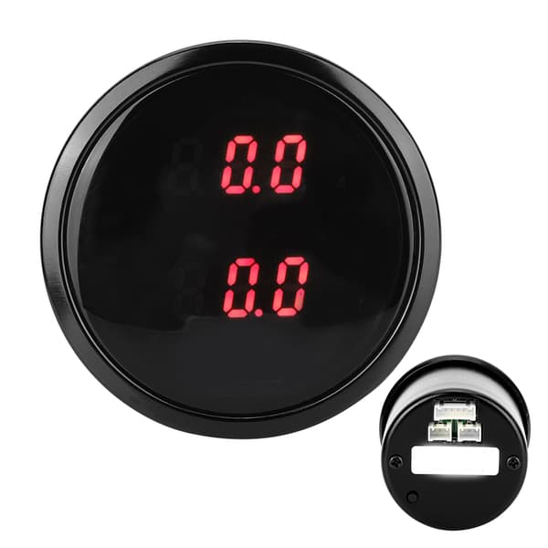 2 tommer bil turbo boost måler LED rød digital display lufttrykssensorsæt
