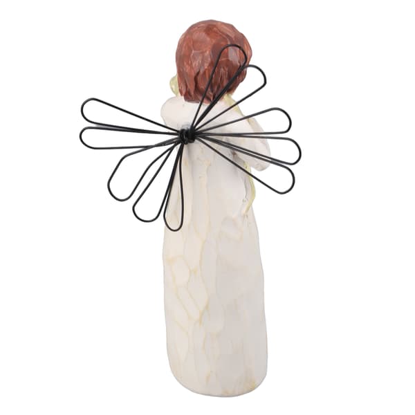 Håndmalet Kæledyrsengel Statue Minde Kæledyr Souvenir Resin Håndværk Hjemmeindretning
